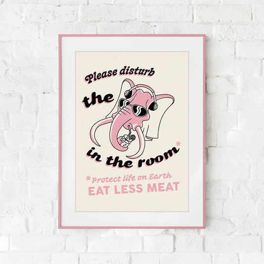 Elephant in the Room screen print