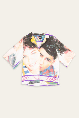 Top pop upcycled shirt