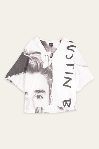 Peaches upcycled shirt