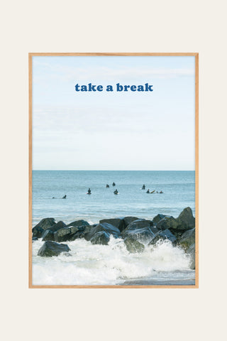 Take a break waiting poster