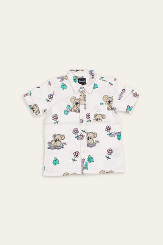 Teddy upcycled kids shirt