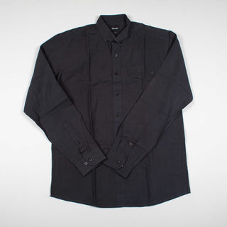 Solid black upcycled shirt
