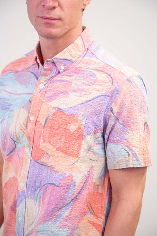 Life in colors upcycled shirt