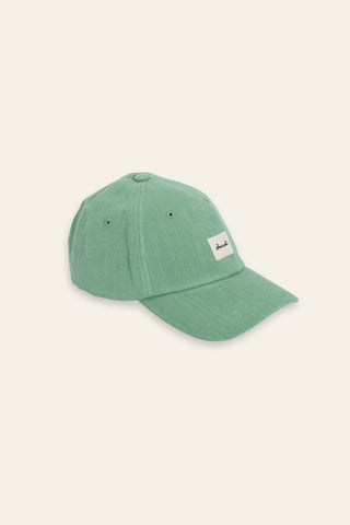 faded green upcycled cap