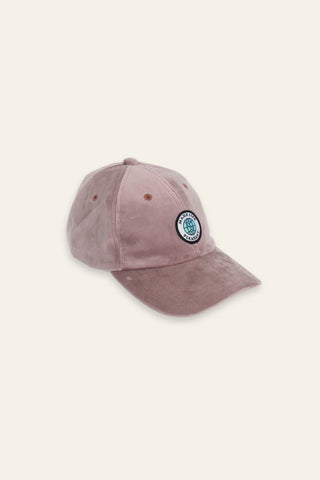 Rosa velour upcycled cap