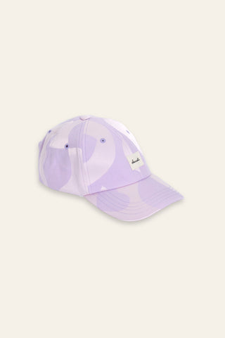 Purple places upcycled cap