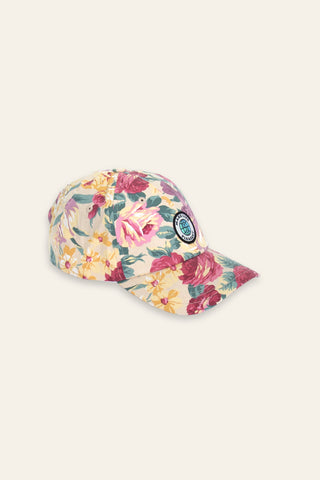 Yellow garden upcycled cap