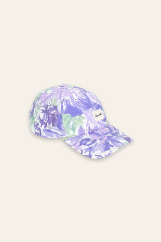 Purple seeds upcycled cap