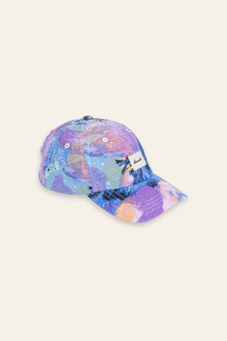 Purple haze upcycled cap