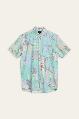 Retro hike upcycled shirt