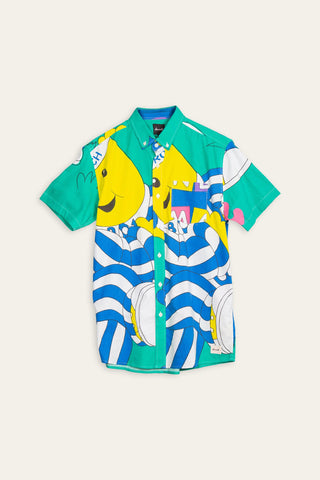 Bananer i pyjamas upcycled shirt