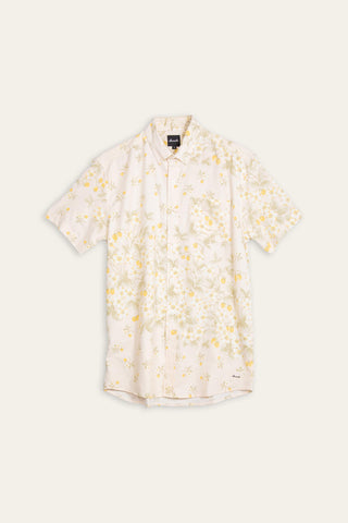 Yellow strawberries upcycled shirt