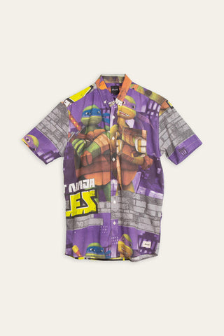 Mutant ninja turtles upcycled shirt