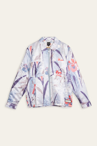 Fresh watercolor upcycled jacket