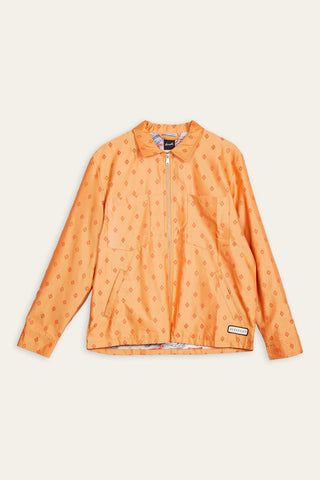Orange space upcycled jacket