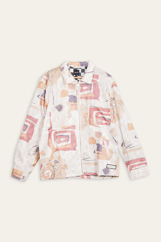 Diner splash upcycled jacket