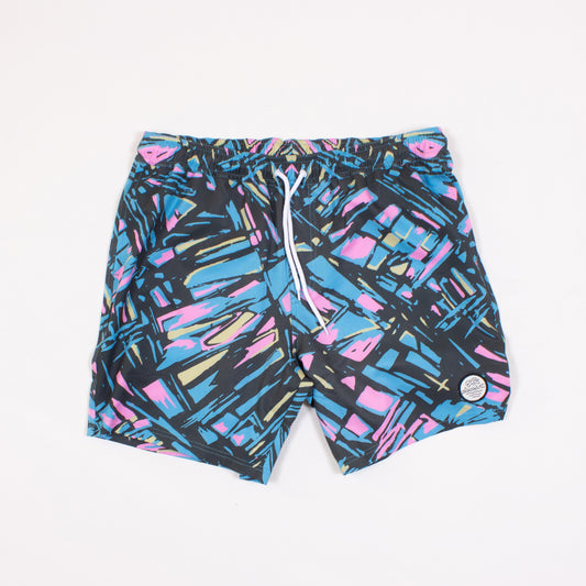 Black ocean swim shorts