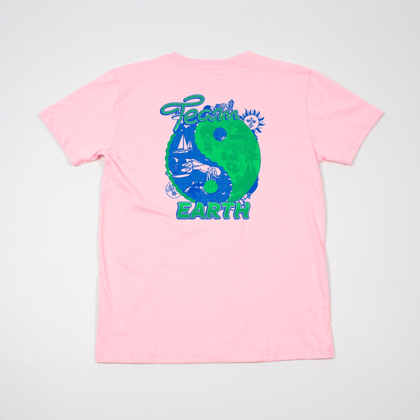 Team Earth pink tee