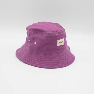 Purple grape upcycled bucket hat