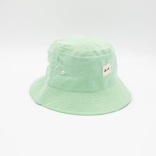 Lime upcycled bucket hat