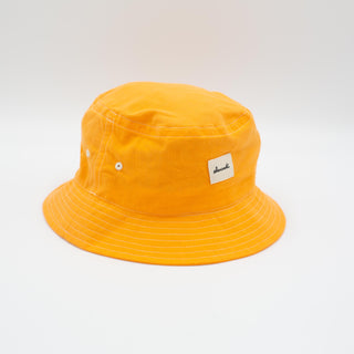 Burnt yellow upcycled bucket hat