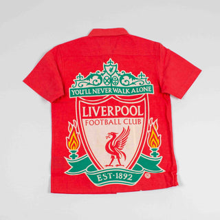 Liverpool upcycled baby shirt