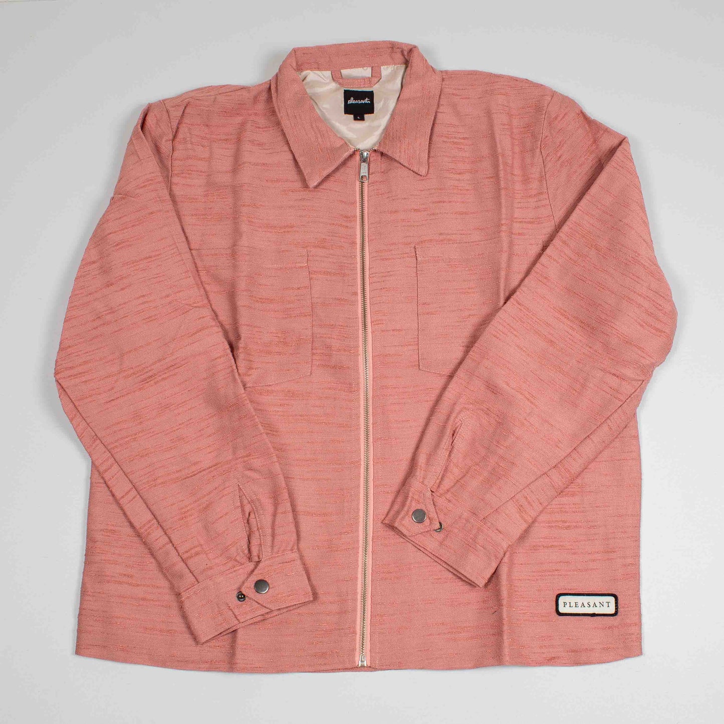 Light red upcycled jacket