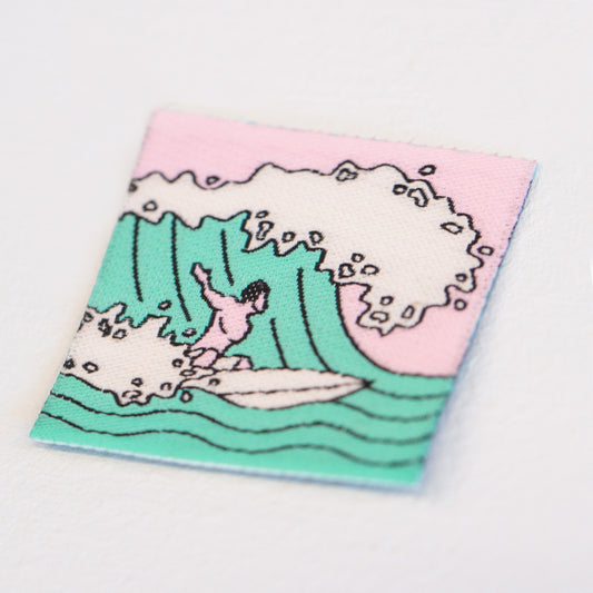 Surfing repair label